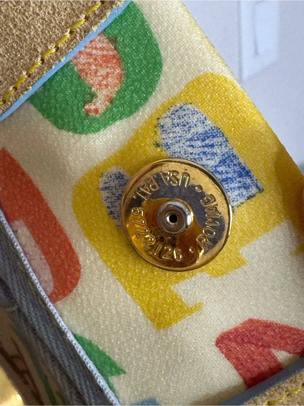 VTG Dooney And Bourke Graffiti Monogram Colorful Purse Coated Canvas Y2K Vintage